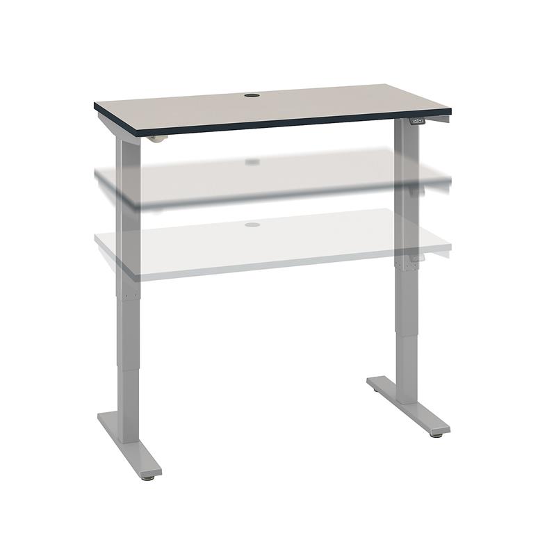 Move 40 Series 48W x 30D Adjustable Desk in White Spectrum - Engineered Wood