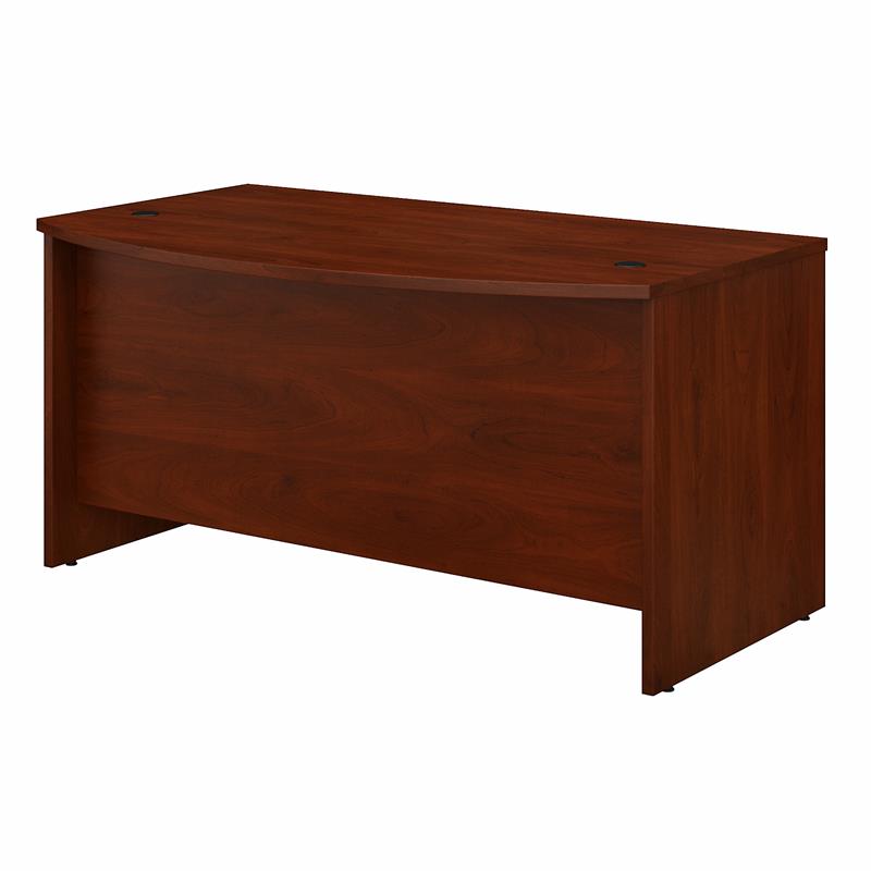 Bush Business Furniture Series C 72" Bow Front Desk Shell in Natural