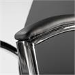 BBF Jamestown High Back Faux Leather Executive Office Chair in Dark Gray