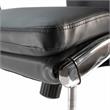 BBF Jamestown High Back Faux Leather Executive Office Chair in Dark Gray