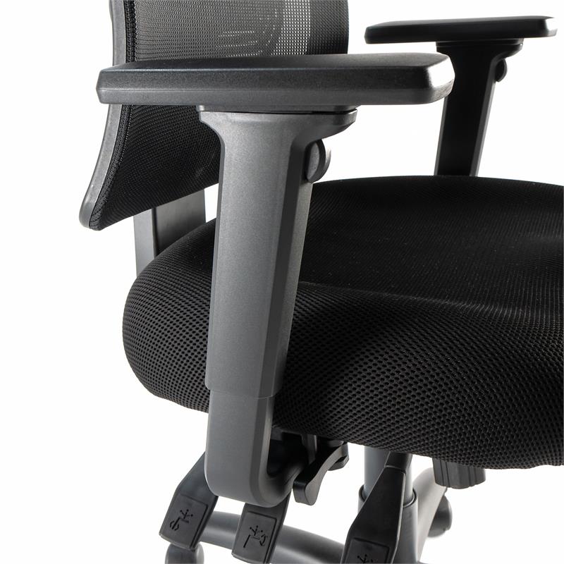 BBF Studio C High Back Contemporary Fabric Executive Office Chair in Black