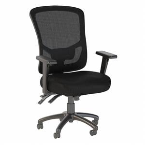 BBF Studio C High Back Contemporary Fabric Executive Office Chair in Black