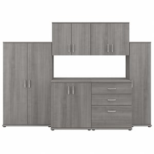 bush business furniture universal 108w 6 piece modular storage set