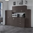 Universal 108W 6 Piece Modular Storage Set in Storm Gray - Engineered Wood
