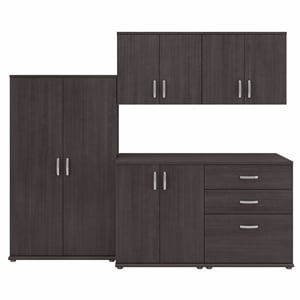 bush business furniture universal 92w 5 piece modular storage set