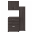 Universal 44W 3 Piece Modular Storage Set in Storm Gray - Engineered Wood
