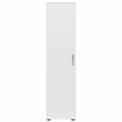 Universal Tall Narrow Storage Cabinet in White - Engineered Wood