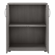 Universal Floor Storage Cabinet with Doors in Platinum Gray - Engineered Wood