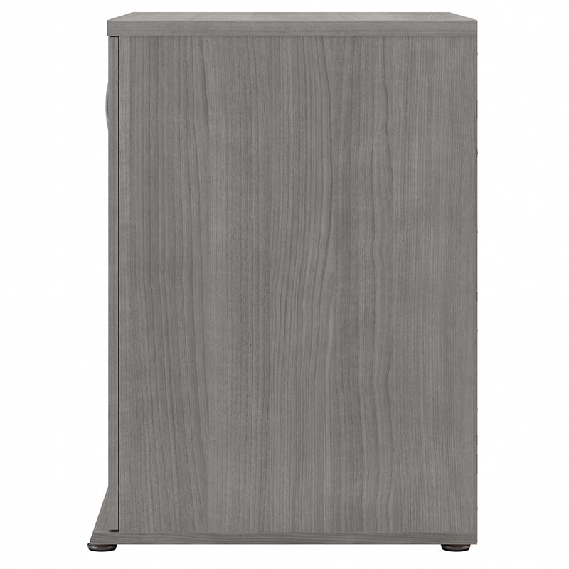 Universal Floor Storage Cabinet with Doors in Platinum Gray - Engineered Wood