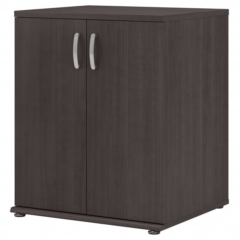 Universal Floor Storage Cabinet with Doors in Storm Gray - Engineered Wood
