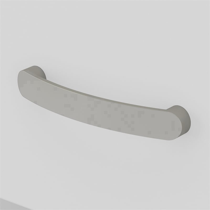 Universal Floor Storage Cabinet with Drawers in White - Engineered Wood