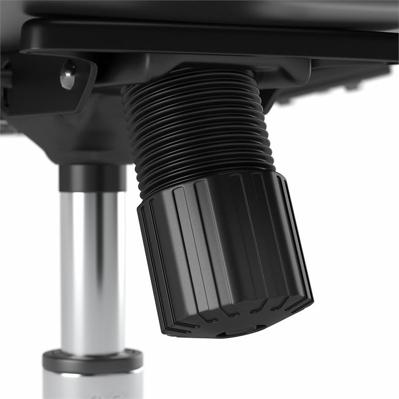 Move 40 Series Mid Back Leather Office Chair in White - Bonded Leather