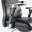 BBF Studio C High Back Contemporary Faux Leather Executive Office Chair in Black