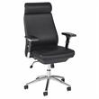 BBF Studio C High Back Contemporary Faux Leather Executive Office Chair in Black