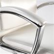 BBF Jamestown High Back Faux Leather Executive Office Chair in White