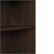 Bush Business Furniture Small 2 Shelf Bookcase in Black Walnut - Engineered Wood