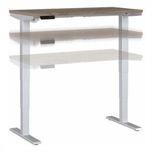 Move 40 Series 48W x 24D Adjustable Desk in Modern Hickory - Engineered Wood