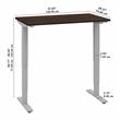 Move 40 Series 48W x 30D Adjustable Desk in Black Walnut - Engineered Wood