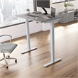 Move 40 Series 48W x 30D Adjustable Desk in Platinum Gray - Engineered Wood