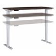 Move 40 Series 60W x 30D Adjustable Desk in Black Walnut - Engineered Wood