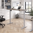 Move 40 Series 60W Adjustable Standing Desk in Modern Hickory - Engineered Wood