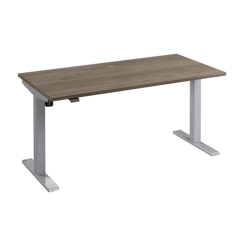 Move 40 Series 60W Adjustable Standing Desk in Modern Hickory - Engineered Wood