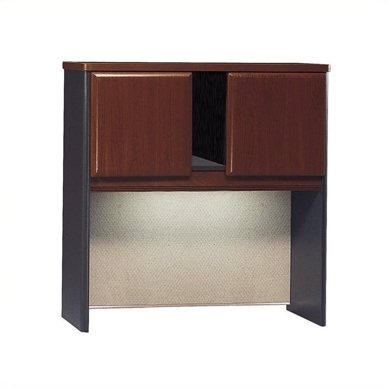 Bush Business Furniture Series A Collection 36W Hutch In Hansen Cherry ...