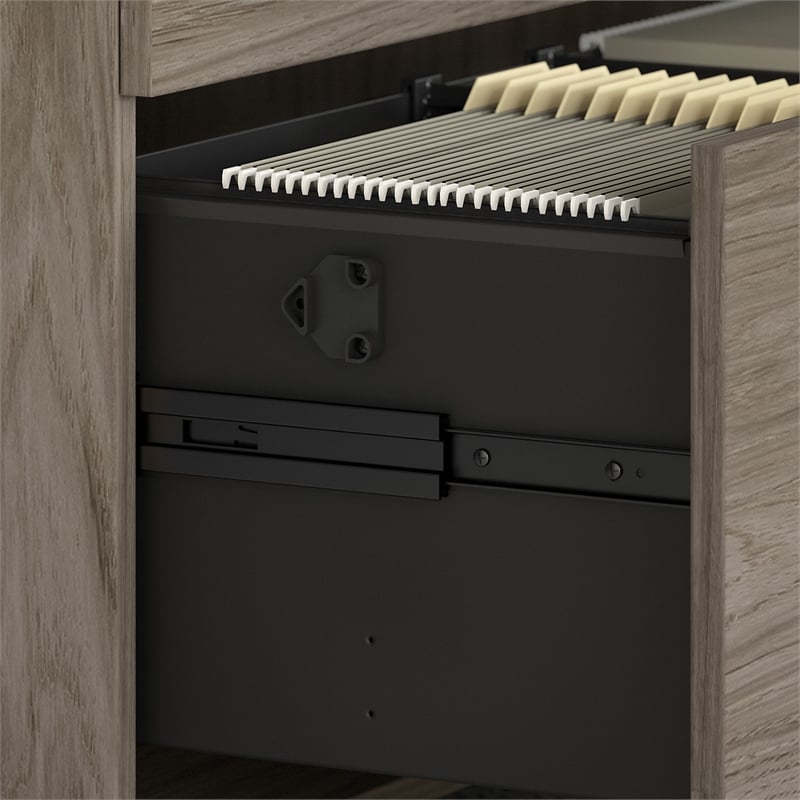 Studio C 2 Drawer Lateral File Cabinet in Modern Hickory - Engineered ...