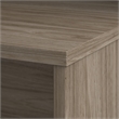 Studio C 72W L Shaped Desk with Drawers in Modern Hickory - Engineered Wood