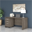 Studio C 60W x 30D Office Desk with Drawers in Modern Hickory - Engineered Wood