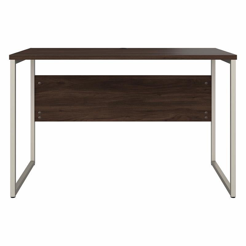 Hybrid 48W x 24D Computer Table Desk in Black Walnut - Engineered Wood