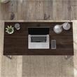 Hybrid 48W x 24D Computer Table Desk in Black Walnut - Engineered Wood