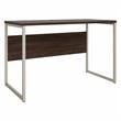 Hybrid 48W x 24D Computer Table Desk in Black Walnut - Engineered Wood