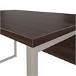 Hybrid 48W x 30D Computer Table Desk in Black Walnut - Engineered Wood