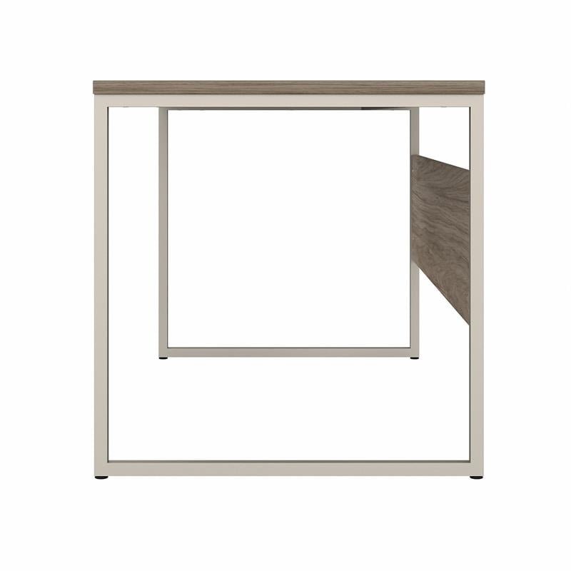 Hybrid 60W x 30D Computer Table Desk in Modern Hickory - Engineered Wood