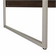 Hybrid 72W x 30D Computer Table Desk in Black Walnut - Engineered Wood