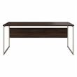 Hybrid 72W x 30D Computer Table Desk in Black Walnut - Engineered Wood