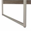 Hybrid 72W x 30D Computer Table Desk in Modern Hickory - Engineered Wood