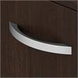 Hybrid Low Storage Cabinet with Doors in Black Walnut - Engineered Wood