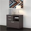 Studio C Office Storage Cabinet with Drawers in Storm Gray - Engineered Wood