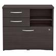 Studio C Office Storage Cabinet with Drawers in Storm Gray - Engineered Wood