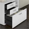 Studio C Office Storage Cabinet with Drawers in White - Engineered Wood