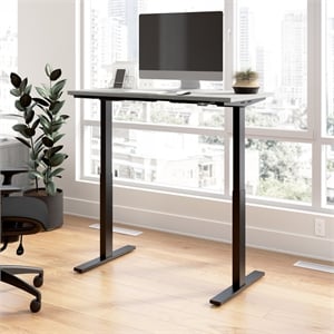 Move 60 Series 48W Adjustable Standing Desk in Platinum Gray - Engineered Wood