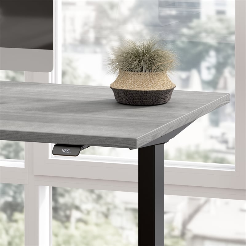 Move 60 Series 48W Adjustable Standing Desk in Platinum Gray - Engineered Wood