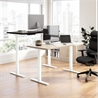 Move 60 Series 60W Adjustable Standing Desk in Black Walnut - Engineered Wood