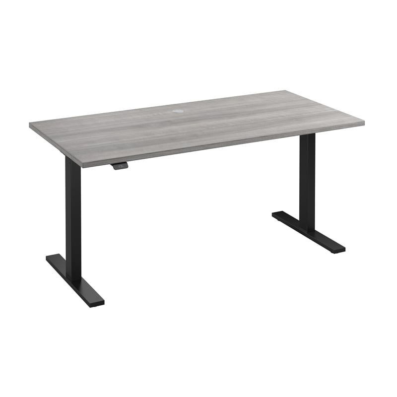 Move 60 Series 60W Adjustable Standing Desk in Platinum Gray - Engineered Wood