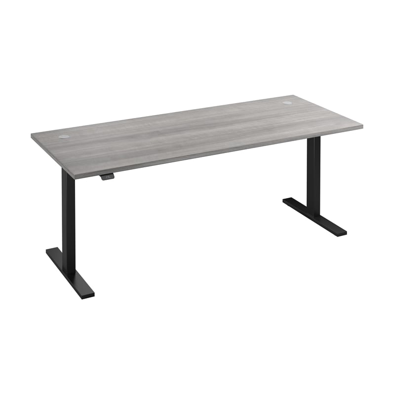 Move 60 Series 72W Adjustable Standing Desk in Platinum Gray - Engineered Wood