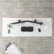 Studio A 72W Computer Desk in White - Engineered Wood