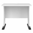 Studio A 36W Small Computer Desk in White - Engineered Wood
