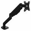 Bush Business Furniture Adjustable Monitor Arm with USB Port in Black - Steel